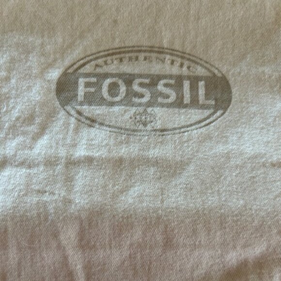 Fossil Genuine Leather Purse – Chestnut Brown w/ Gold Hardware + Dust Bag - Picture 5 of 5